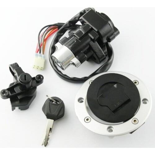 Motorcycle Seat Lock Key Set Fuel Gas Cap Kit Ignition Switch For Suzuki GSF600 Bandit 1995-2004 GSF1200 1997-2005 High Quality