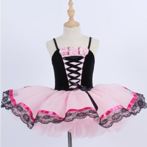 New Childrens Ballet Dance Skirt Fluffy Skirt Stage Performance Dress Suspender Performance Dress