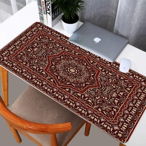 Persian Carpet Large Extended Gaming Mouse Mat Size 400mmX800mm Soft Comfortable Keyboard Pad Desk Carpet