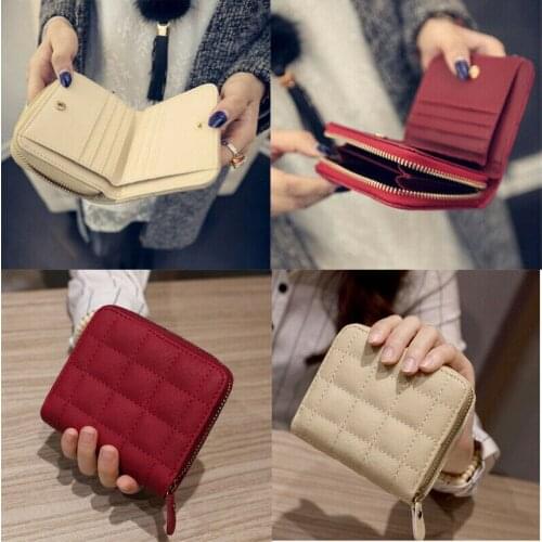 Hot Womens Short Small Wallet Lady Leather Folding Coin Purse Card Holder New