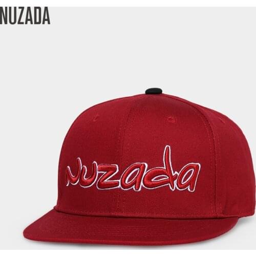 NUZADA Letter LOGO Spring Summer Caps Couple Men Women Hip Hop Cap High Quality Embroidery Double Layer Cotton Polyester