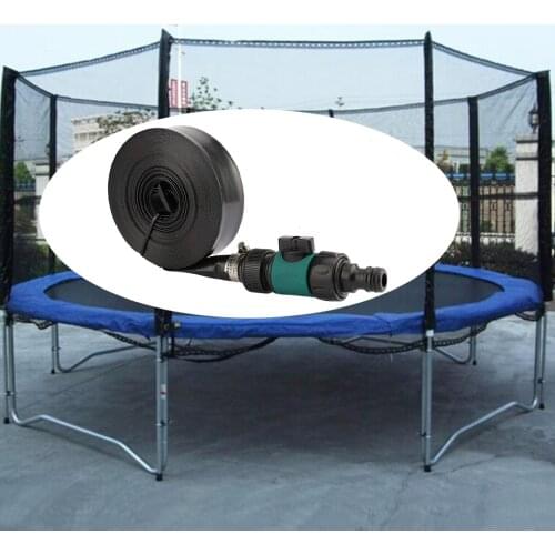 Outdoor Trampoline Water Sprinkler Trampoline Accessories Sprinkler 26ft Long for Water Play, Summer Fun in Yards