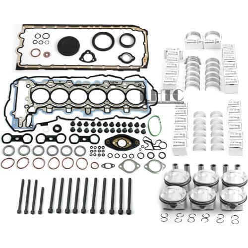Engine Rebuilding Pistons Gasket Seals Bearings Set For BMW E60 E61 E90 E92 E93 E83 E84 E85 E86 E89 2.5L L6 Naturally aspirated