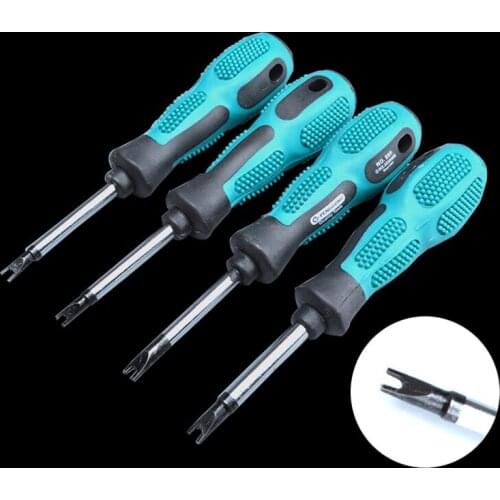 Multifunction Driver shaped CR-V Groove Hand Tool Screwdriver U 1.7mm/2.0mm/2.3mm/2.6mm Type Repair Screw 4pcs Tool