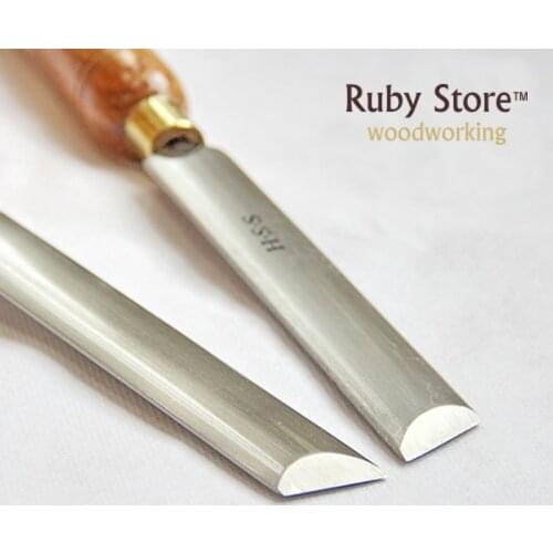 A2014-A HSS Oval Skew Chisel 28mm width, Woodturning Tool