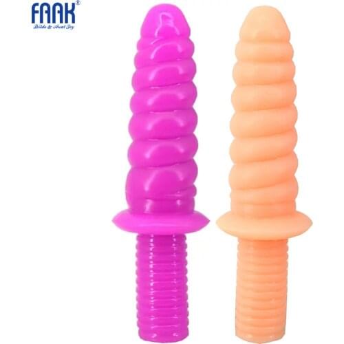 Anal Beads G-spot Dildo Anal Handle Female masturbator Simulation Penis Conch Anal Plug Fun Sex Toys