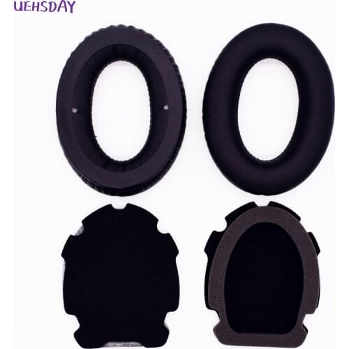 UEHSDAY Black Earphone Cushion Ear Pad Foam Replacement Earpads For Bose Aviation Headset X A10 A20 Headphone