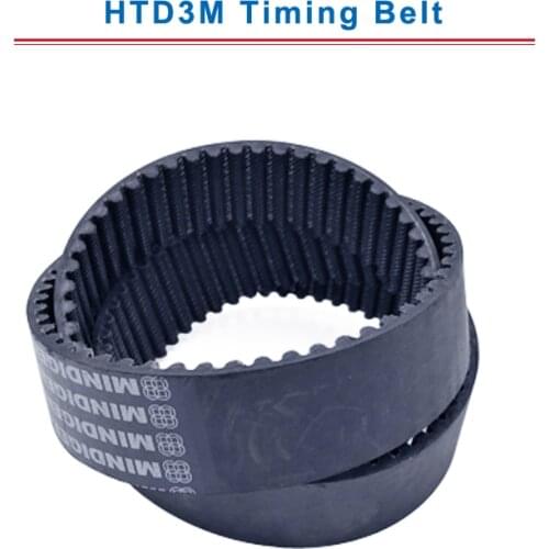 HTD3M Timing Belt with circular teeth 3M-840/843/882/885/888/900/918/939/945/960 teeth pitch 3mm belt width 10/15 mm