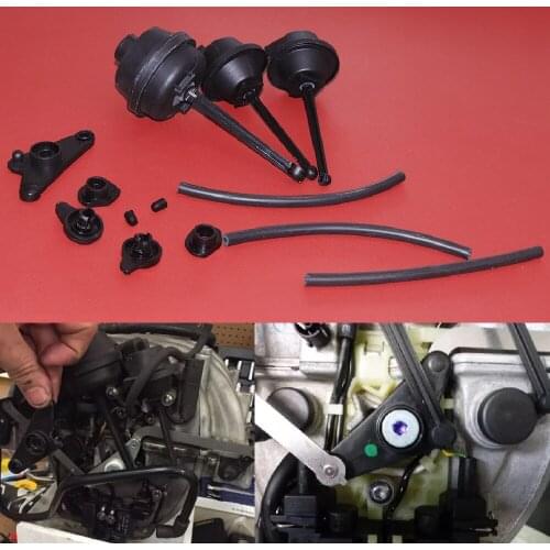 JEAZEA New Car Accessories Black Intake Manifold Air Flap Runner Repair Kit Rubber 2721402401 V30-2286 Fit for Mercedes-Benz