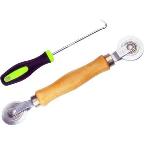 20cm Rubber Gauze Wheel Window Install Tool Screen Door Window Installation Hand Roller Rolling Tool Dia 3.5cm