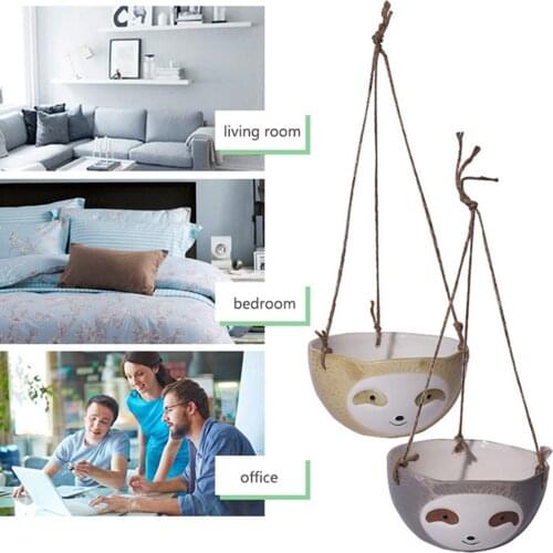 Cute Hanging Planters Indoor Outdoor Wall Basket Garden Indoor Outdoor Decor