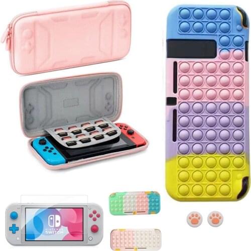 Kawaii for nintendo switch modded games bag carcasa nintendo switch nintedo case shell protector nitendo swich pouch Accessories