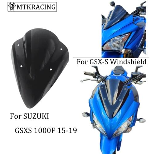 Mtkracing for SUZUKI GSX-S1000F Motorcycle Front Screen windshield Fairing windshield 2015-2019