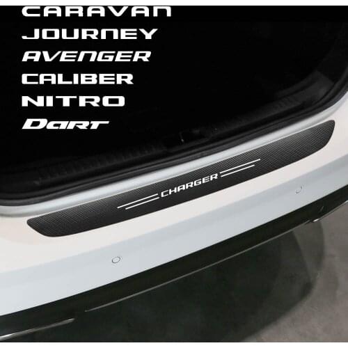 Car Rear Bumper Sticker For Dodge JOURNEY DART CALIBER CARAVAN CHALLENGER AVENGER CHARGER DURANGO NITRO RAM Accessories Exterior