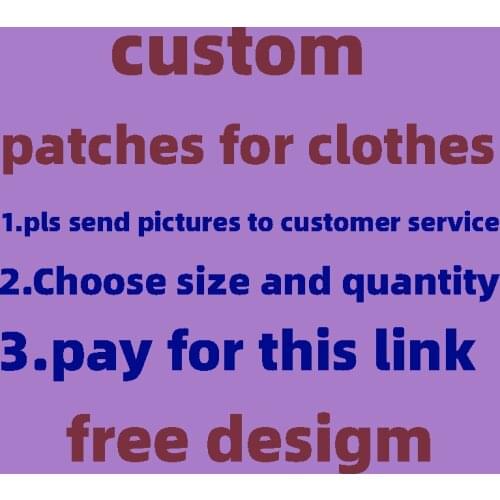 Custom Patches Applique Logo Thermal Stickers on Clothes Iron-on Transfers for Clothing Thermoadhesive Diy Patch for T Shirt