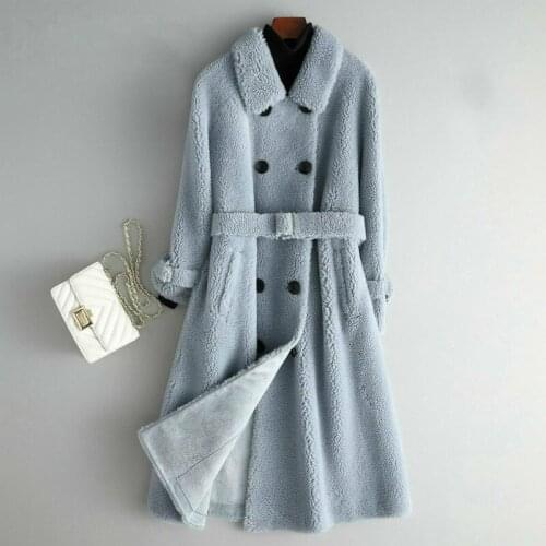 Autumn Wool Winter Coat Women Clothes 2021 Korean Vintage Sheep Shearling Fur Women Tops Abrigo Mujer UX21190MTZ819040 ZT2878