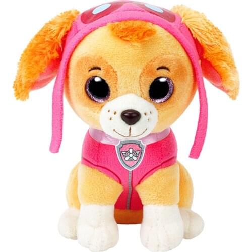 Genuine Ty Beanie Animal Big Eyes Soft Stuffed Plush Toys Dog Skye Marshall Zuma Dolls Children Birthday Gift Toy 15cm