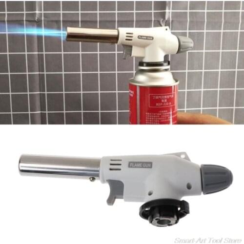 Portable Metal Flame Gun BBQ Heating Ignition Butane Camping Welding Gas Torch M02 21 Dropshipping