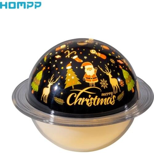 Usb Projection Lamp Humidifier Large Fog Marquee Mute Essential Oil Diffuser Office Home Spraying 4H/8H Christmas Starry Sky