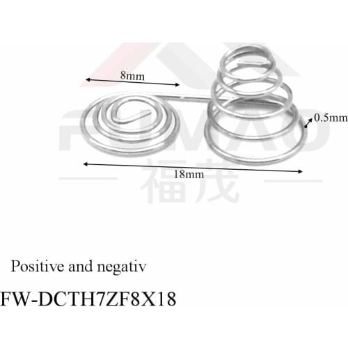Professional Custom Cheap Remote Control Battery Spring, High Precision Battery Contact Springs