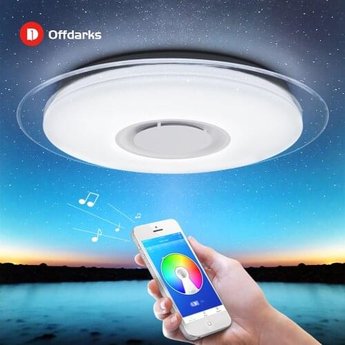 OFFDARKS Modern LED ceiling Lights home lighting 36W 48W 52W 72W APP Bluetooth Music light bedroom lamps Smart ceiling lamp