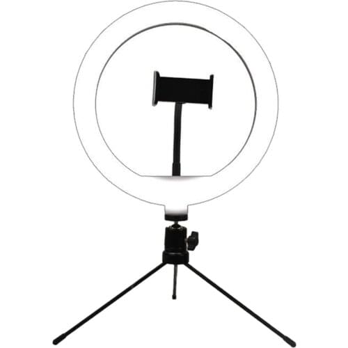 10" LED Ring Light Lamp Kit Tripod Stand Dimmable Selfie Phone Live Photo Studio