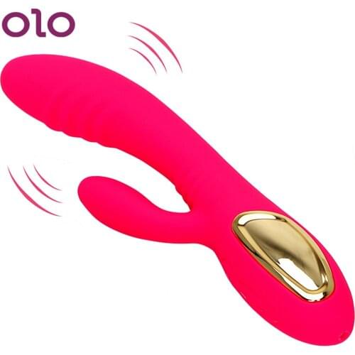 OLO Rabbit Vibrator 7 Speed G Spot Massage Clitoris Stimulate Rechargeable Strong Vibration Sex Toys for Women Adult Products