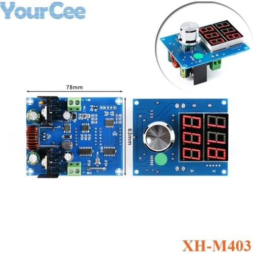 XH-M403 Digital Display Voltage Regulator Module High Power 8A DC DC XL4016 5-36V Voltage Current Regulator Power Module