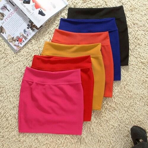 New Micro Mini Skirts Women 2019 Summer Sexy Girls Skirts Casual Package Hip Short Skirts Women Tight Office Party Female Black