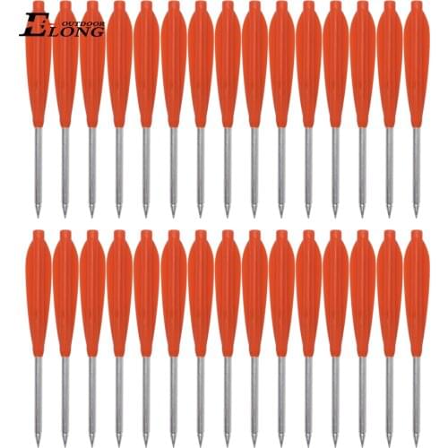 12PCS 5.46Inch Red Crossbow Bolt Aluminum Point Plastic Crossbow bolts Archery 50- 80LB Hunting Arrow 2021 NEW