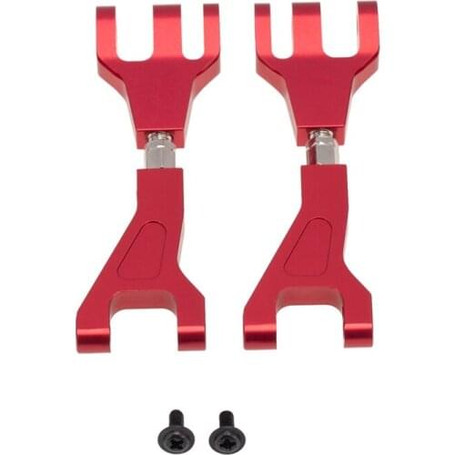 2Pcs Aluminum Front & Rear Upper Suspension Arms for 1/10 Redcat Blackout XTE SC XBE (Pro) Upgrade Parts Accessories