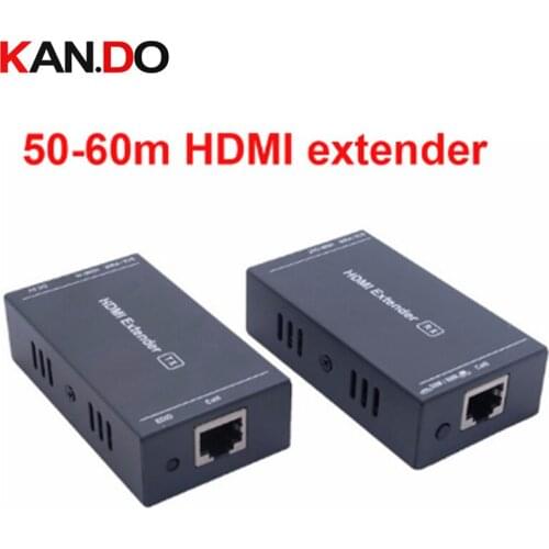 202p hdmi transmission HD HDMI Extender TX/RX Over Single Cat6 Ethernet Cable up to 60M/197 Feet 1080P 3D HDMI transmission