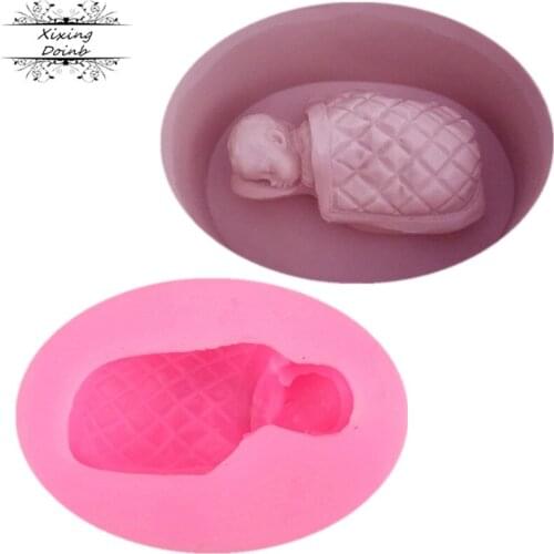 3D Baby Shape Silicone Mold Sugar Mold Chocolate Mold fondant Cake decorating Tool
