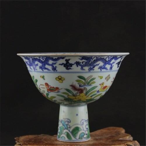 6 Antique MingDynasty porcelain bowl,colorful mandarin Sanskrit Bowl,handmade crafts,best collection & adornment,Free shipping