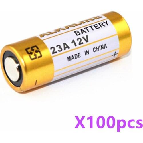 Free shipping via Netherland post high quality 100pcs alkaline battery 23A12V L1028 23AE 23GA MN21 LRV08 N21 EL12v A23 for toys