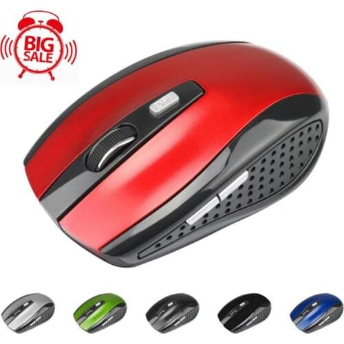 2.4 GHz Wireless Mouse Computer Optical USB Receiver Pro Gamer Gaming Mouse Wireless Mouse For Laptop Silent Desktop Mouse