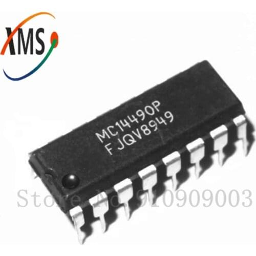 5pcs MC14490P DIP-16 MC14490 DIP16 MC14490PG DIP logic chip New Original