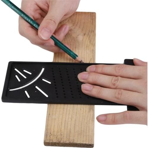 Woodworking Scribe Mark Line Gauge T-Type Cross-Out Carpenter Angle Ruler Precision Measurement Measuring Tool