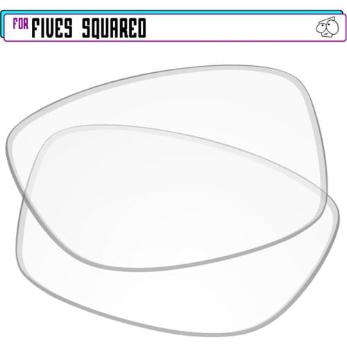 EZReplace Polarized Replacement Lenses for - Oakley Fives Squared Sunglasses - HD Clear