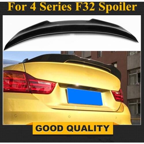 F32 Carbon Fiber Rear Spoiler Wing PSM Style Trunk Boot Lip For BMW F32 4 Series 2-door Coupe 2014 - present