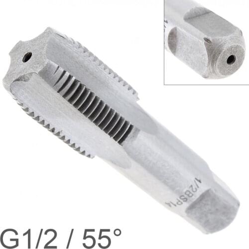 G1/2 55 Degrees High Speed Steel G Thread Tap Attack Pipe Plate Hand Tapping Materials Thread Repair Machine Tapping