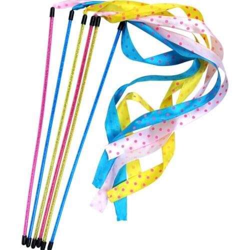 Cat Interactive Toy Stick Feather Wand Cat Teaser Ribbon Rod Rainbow Play Wand Stick Funny Pet Interactive Toys Pet Supplies