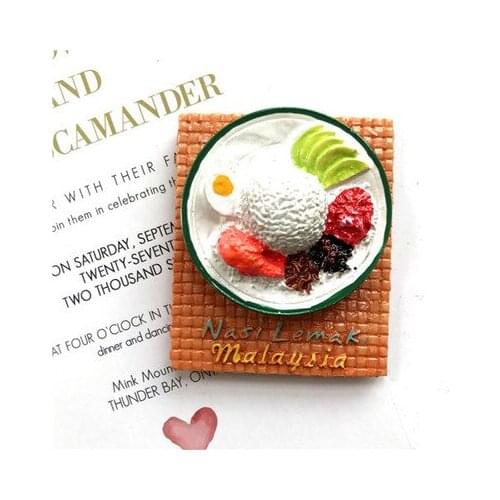 Malaysia special food Travel fridge stickers