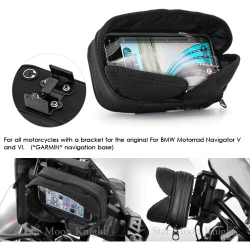 Motorcycle Mobile GPS waterproof screen media bag Navigation Device Bag FOR BMW R1250GS R1200GS S1000XR R 1200 1250 R RS RT