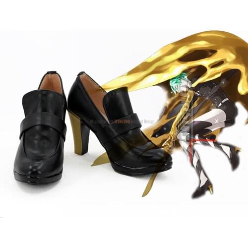 Phosphophyllit Shoes Cosplay Land of the Lustrous Phosphophyllit High Heel Cosplay Shoes Boots Houseki no Kuni Cosplay