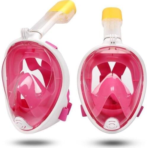 Full dry diving mask adult silicone snorkeling set gopro anti-fog camera diving goggles factory direct sales