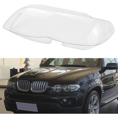 Transparent Car Headlight Lens Cover For 2004 2005 2006 BMW X5 E53 530i 544i Front Right Side ABS Plastic 1Pcs