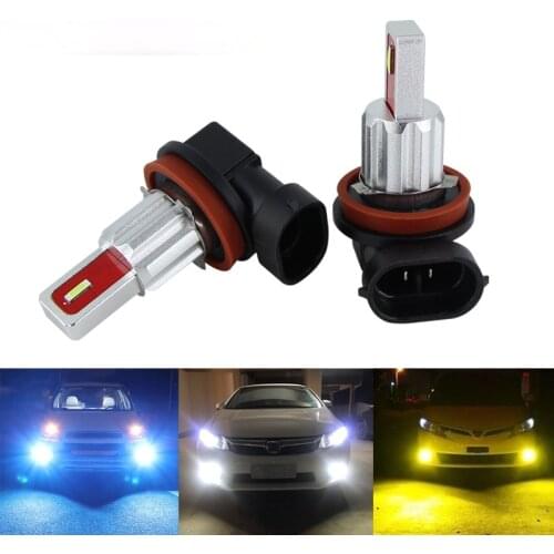 H8 H11 H9 H16(JP) LED Bulbs for Lada Kalina Granta Vesta SW Larina NIVA II Priora XRAY LED DRL Fog Light Bulb Lamp 6000k 3000k