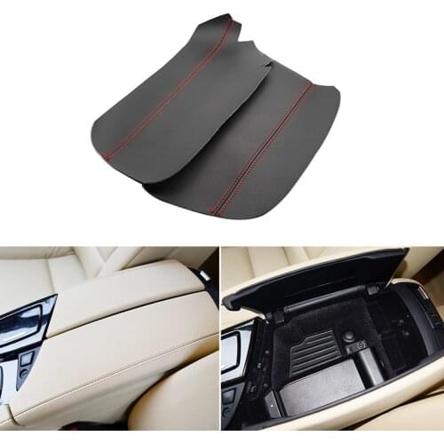 Only LHD Car Microfiber Leather Center Control Lid Armrest Cover Trim For BMW 5 Series F10 2011 2012 2013 2014 2015 2016 2017