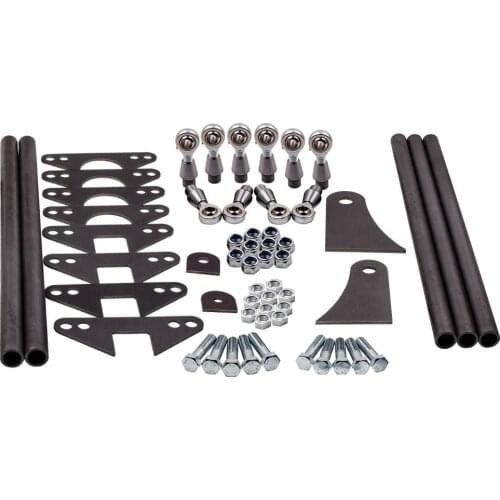 Universal Rear Weld-On Parallel 4 Link Suspension Kit 24" bars Hot Rod Rat Truck Classic